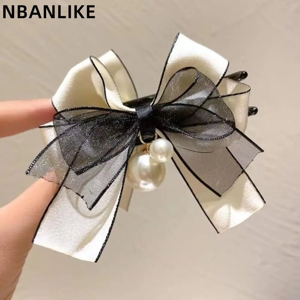 Korean Vintage Pearl Bowknot Banana Clip Fashion Sweet Curly Long Straight Hair Claw Hair Accessories
Korean Vintage Pearl Bowknot Banana Clip Fashion Sweet Curly Long Straight Hair Claw Hair Accessories