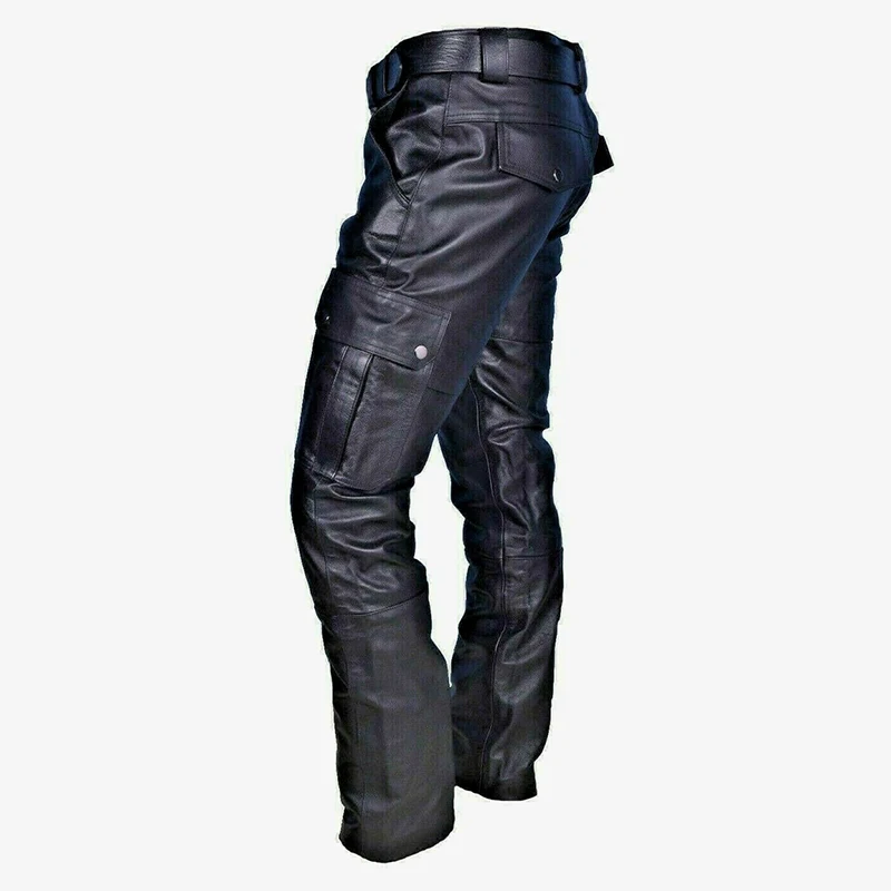 Men's Punk PU Leather Pencil Pants Slim Motorcycle Shinny Solid Color Plus Size Trousers Pants Without Belt Clothing
Men's Punk PU Leather Pencil Pants Slim Motorcycle Shinny Solid Color Plus Size Trousers Pants Without Belt Clothing