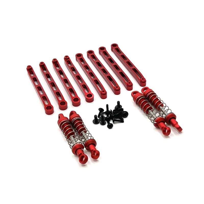 

Metal Upgrade Outer Spring Shock Absorber Chassis Fixing Rod Set For MN 1/12 MN78 RC Car Spare Parts