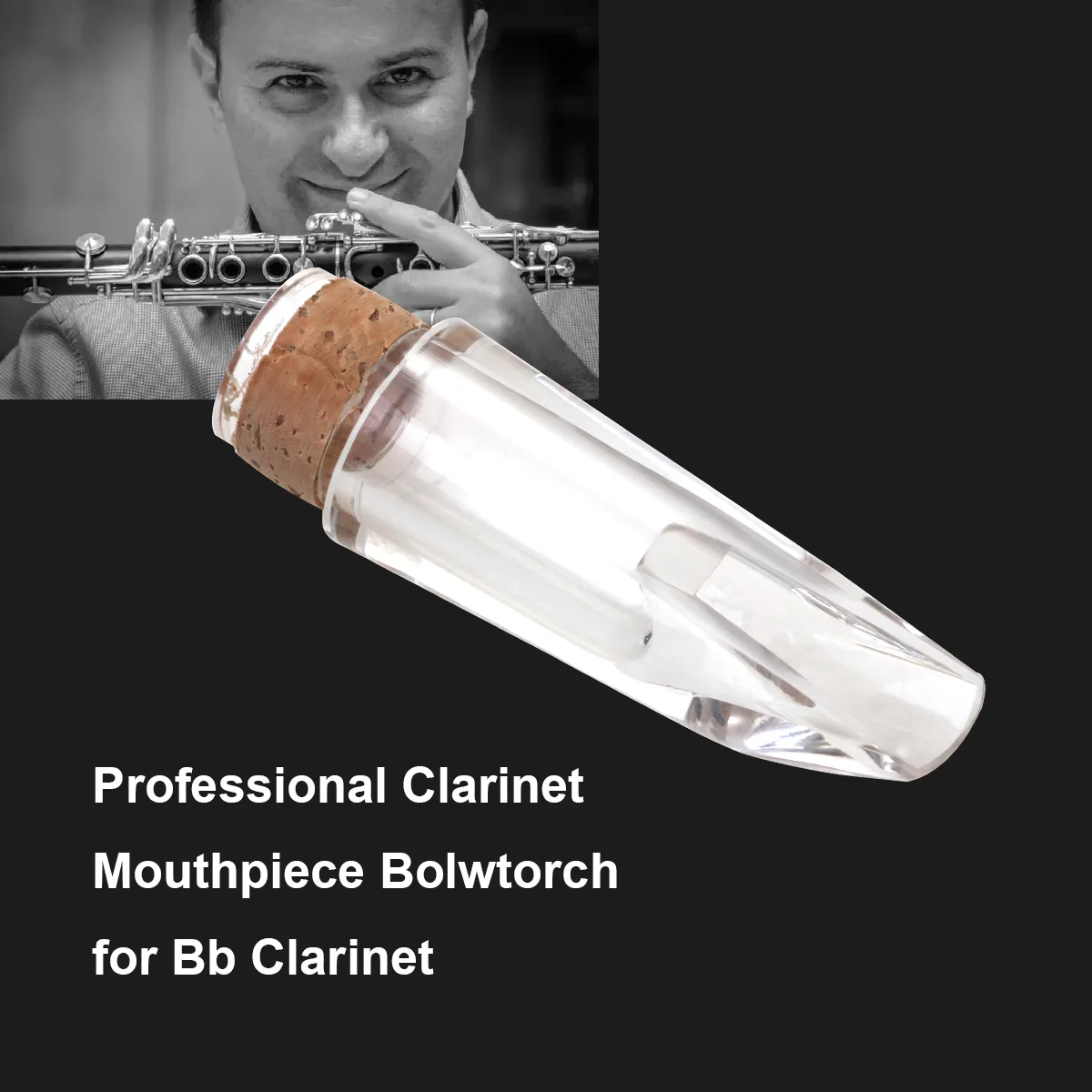 

Clarinet clarinet reeds Bolwtorch Transparent Clarinet for Clarinet cap Accessories clarinet ( Transparent )