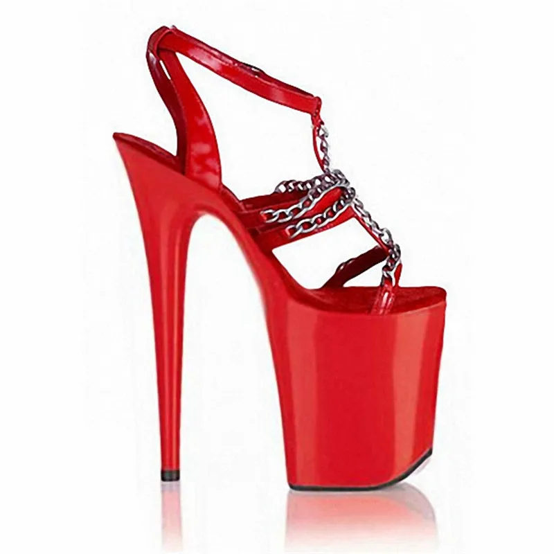 red sandals metal chain Roman 20 cm super high heels high heels wedding shoes hollow out interest dance shoes
red sandals metal chain Roman 20 cm super high heels high heels wedding shoes hollow out interest dance shoes