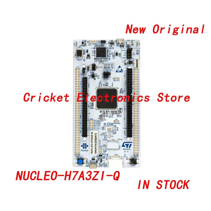 

NUCLEO-H7A3ZI-Q Development Boards & Kits - ARM STM32 Nucleo-144 development board STM32H7A3ZI MCU, SMPS, supports Arduino