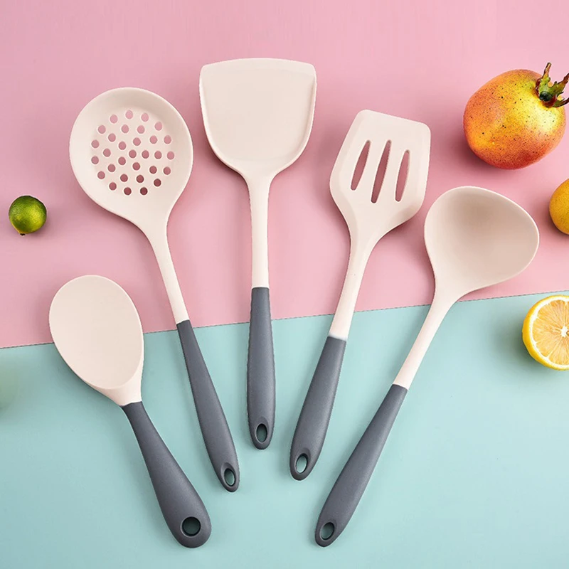 Набор кухонной утвари 5 шт./набор, антипригарная кухонная утварь, кухонные инструменты, ложка, ковш для супа, аксессуары для кухонных принадлежностей
Набор кухонной утвари 5 шт./набор, антипригарная кухонная утварь, кухонные инструменты, ложка, ковш для супа, аксессуары для кухонных принадлежностей