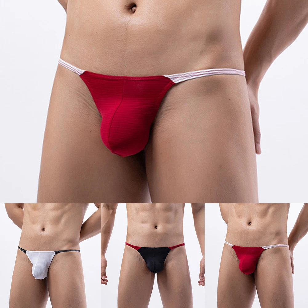 Male Lingerie T-Panties Men's Bikini Pouch G-String Briefs Thong Bikini Gays Underwear Sexy T Back Pouch Panties Swimwear
Male Lingerie T-Panties Men's Bikini Pouch G-String Briefs Thong Bikini Gays Underwear Sexy T Back Pouch Panties Swimwear