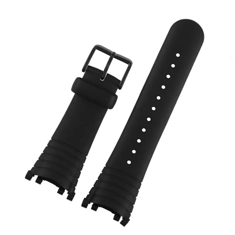 

Черный резиновый ремешок PCAVO для SUUNTO Vector, векторная Пряжка, мужской ремешок для часов, аксессуары для часов