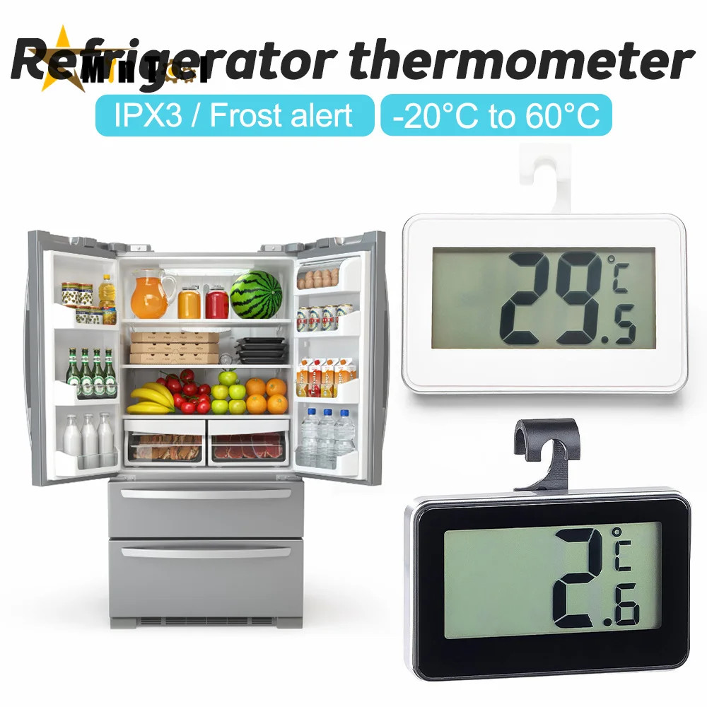Digital Thermometer LCD Digital Screen Precision Refrigerator Fridge Freezer Termometer for Home Kitchen Supply
Digital Thermometer LCD Digital Screen Precision Refrigerator Fridge Freezer Termometer for Home Kitchen Supply