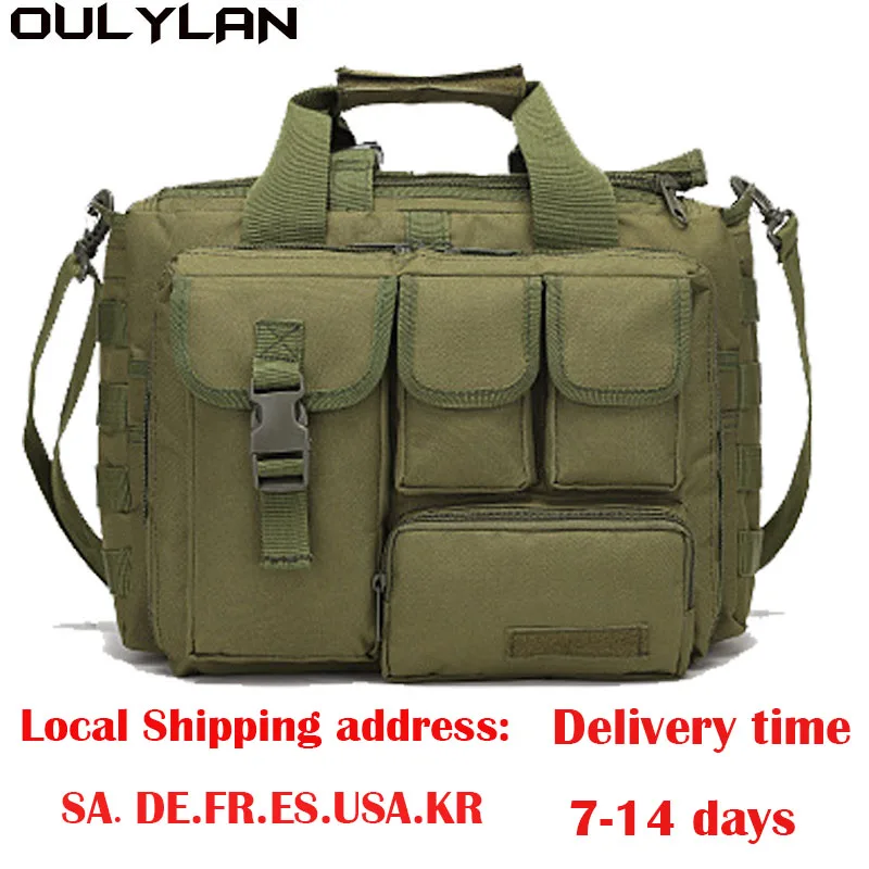 OULYLAN Laptop Bags Portable Shoulder Bag Camping Hiking Tool Bandbag Outdoor Large Capacity Army Military Bag Men Big Capacity
OULYLAN Laptop Bags Portable Shoulder Bag Camping Hiking Tool Bandbag Outdoor Large Capacity Army Military Bag Men Big Capacity