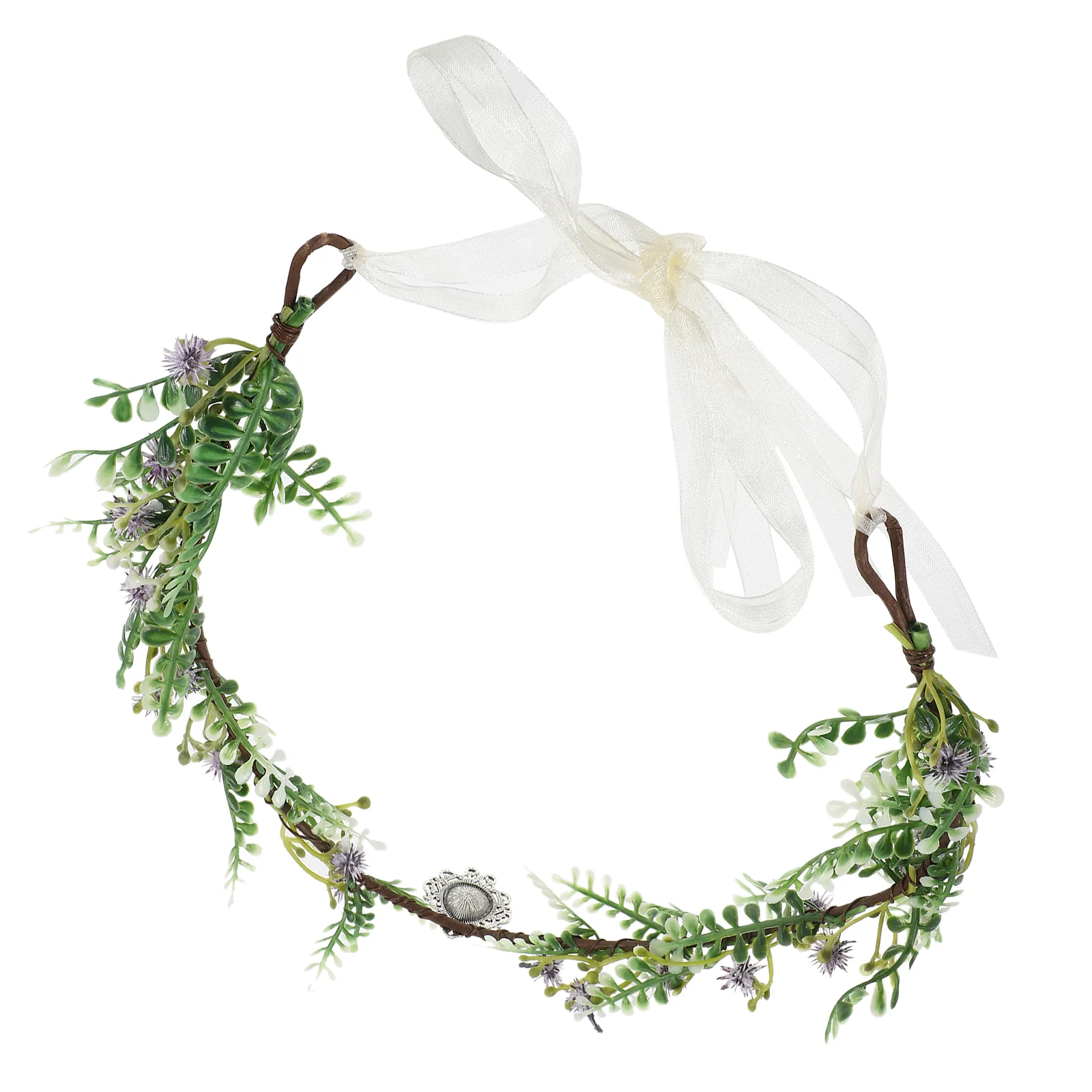 Flower Crown Headband Decorative Crown Headband Wedding Crown Headband Bridal Crown Headband with Ribbon
Flower Crown Headband Decorative Crown Headband Wedding Crown Headband Bridal Crown Headband with Ribbon