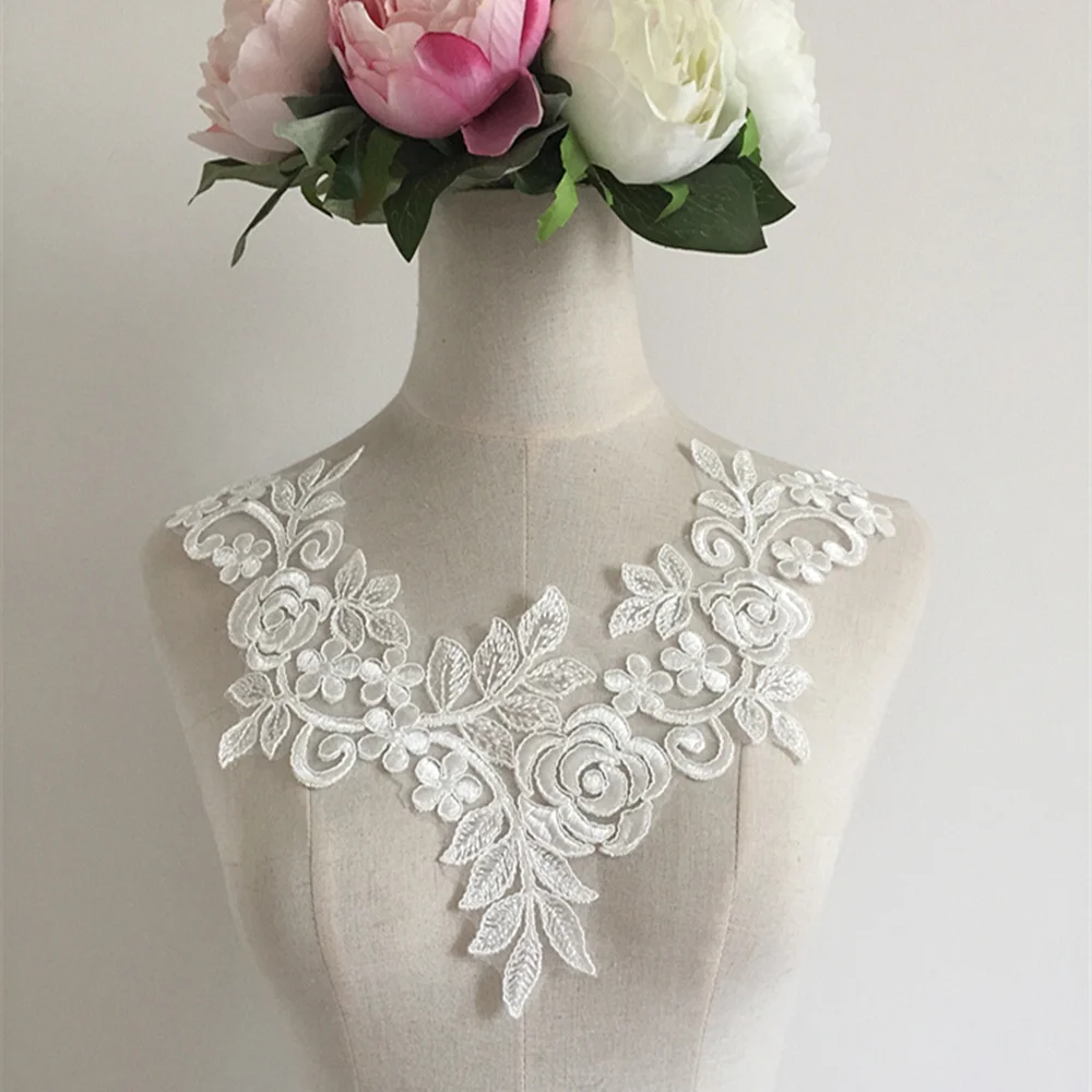 Best Selling Embroidery Lace Applique Flower Patch Collar Patches Stitched Trim Evening Bride Veil Skirt Clothes Accessories FG7
Best Selling Embroidery Lace Applique Flower Patch Collar Patches Stitched Trim Evening Bride Veil Skirt Clothes Accessories FG7