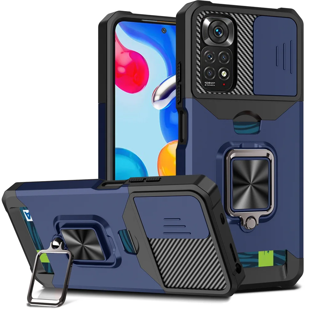 Card slot Finger Ring Camera protect case for Xiaomi Redmi Note 12 4G 12 Pro 11 Pro + 11S Note11 Mi 11 Lite Armor Hybrid Cover
Card slot Finger Ring Camera protect case for Xiaomi Redmi Note 12 4G 12 Pro 11 Pro + 11S Note11 Mi 11 Lite Armor Hybrid Cover