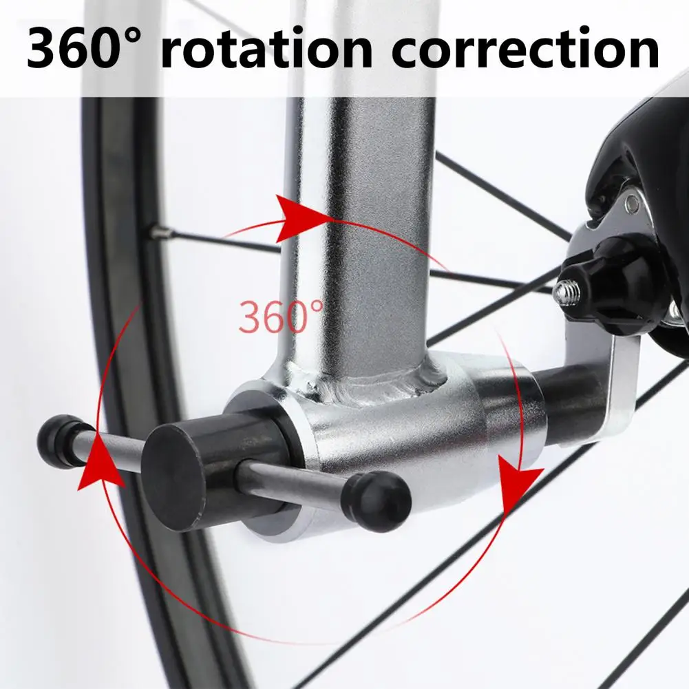 Derailleur Hanger Aligner 360 Degree Rotation Silver Color Measurement Bike Tail Hook Corrector for Mountain Bike
Derailleur Hanger Aligner 360 Degree Rotation Silver Color Measurement Bike Tail Hook Corrector for Mountain Bike