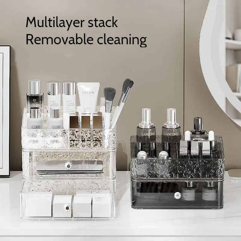 Cosmetics Storage Box Light Luxury Desktop Dresser Lipstick Storage Shelf Drawer Type Skincare Products Storage Box
Cosmetics Storage Box Light Luxury Desktop Dresser Lipstick Storage Shelf Drawer Type Skincare Products Storage Box