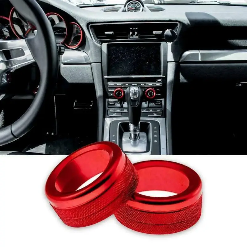 2 Pcs Car Red Alloy-Volume Radio Switch Knob Covers Interior Decoration Accessories For Porsche 911 CayenneMacan 718 Panamera
2 Pcs Car Red Alloy-Volume Radio Switch Knob Covers Interior Decoration Accessories For Porsche 911 CayenneMacan 718 Panamera