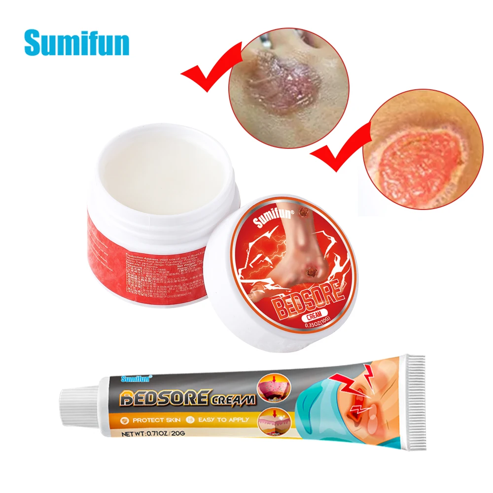 10/20g Sumifun Bedsores Cream Healing Wound Herbal Plasters Treat Pressure Sores Ulcer Festering Necrotic Dressing Care Ointment
10/20g Sumifun Bedsores Cream Healing Wound Herbal Plasters Treat Pressure Sores Ulcer Festering Necrotic Dressing Care Ointment