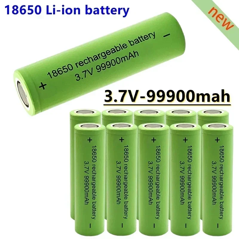 

Free shipping original 2024 hot selling 18650 battery lithium-ion 3.7V 99900mah for microphone computer Rechargeable battery