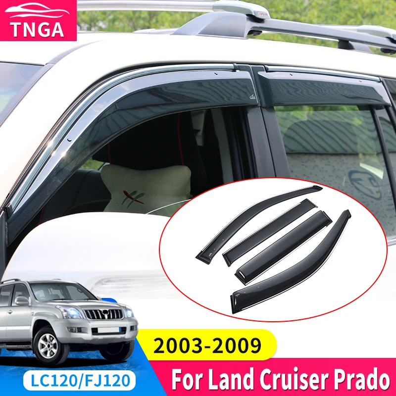 For 2003-2009 Toyota Land Cruiser Prado 120 Windows Vent Visor Flow Deflector LC120 FJ120 Exterior Accessories body kit Tuning
For 2003-2009 Toyota Land Cruiser Prado 120 Windows Vent Visor Flow Deflector LC120 FJ120 Exterior Accessories body kit Tuning