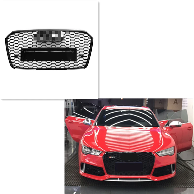 For RS7 Style Front Sport Hex Mesh Honeycomb HoodGrill Gloss Black for Audis A7/C7.5 2016-2018 Car Accessories
For RS7 Style Front Sport Hex Mesh Honeycomb HoodGrill Gloss Black for Audis A7/C7.5 2016-2018 Car Accessories
