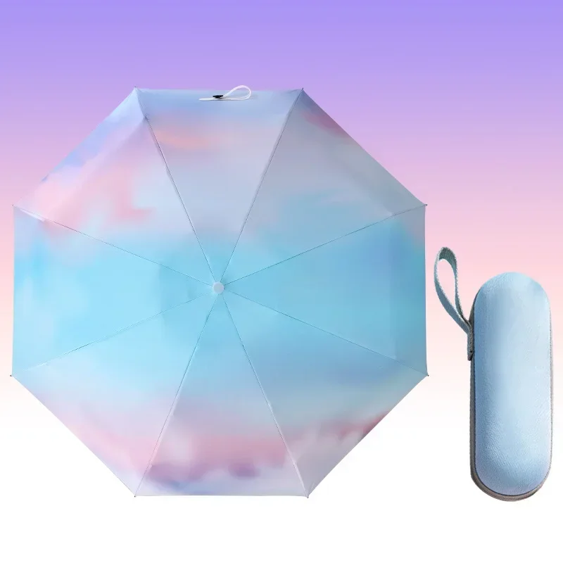 Ribs Capsule Sun 8 Umbrella Light Paraguas Sunshade Gradient Women Anti-uv Mini Pocket Sunscreen
Ribs Capsule Sun 8 Umbrella Light Paraguas Sunshade Gradient Women Anti-uv Mini Pocket Sunscreen