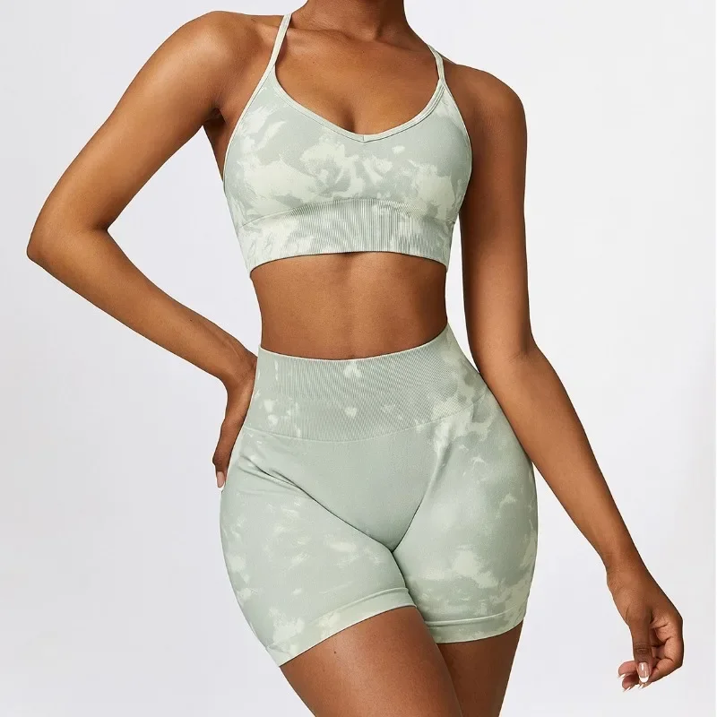 Tie Dye Print Yoga Women's Tracksuit Fitness Yoga Sets Sportswear Workout Bra+High Waist Leggings Gym Clothing Seamless Suits
Tie Dye Print Yoga Women's Tracksuit Fitness Yoga Sets Sportswear Workout Bra+High Waist Leggings Gym Clothing Seamless Suits