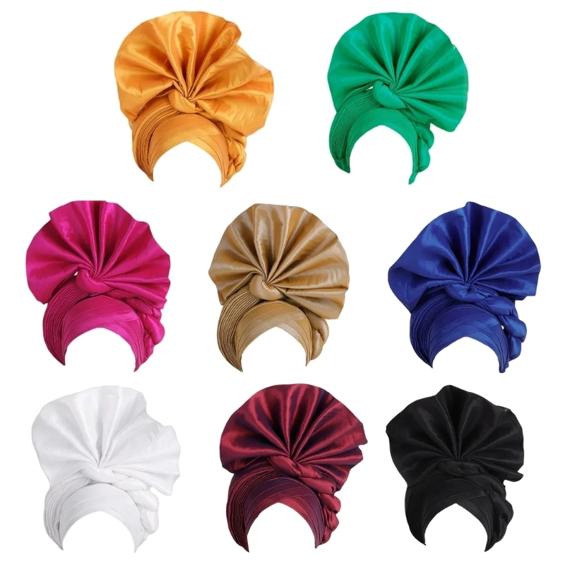 652F Unisex African Turban Head Wrap Stretch Auto Gele Headband Accessory Fashionable African Head Scarf Wrap
652F Unisex African Turban Head Wrap Stretch Auto Gele Headband Accessory Fashionable African Head Scarf Wrap