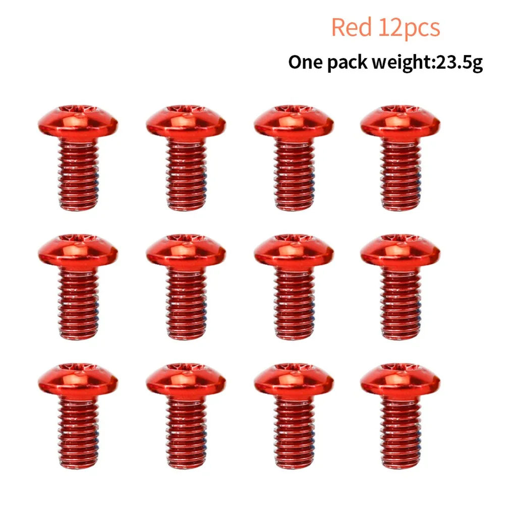 Metal Bolts Part Screws Spare 12pcs Aluminum Alloy Bicycle Component Cycling Fastener Fixing M5*10 High Quality
Metal Bolts Part Screws Spare 12pcs Aluminum Alloy Bicycle Component Cycling Fastener Fixing M5*10 High Quality