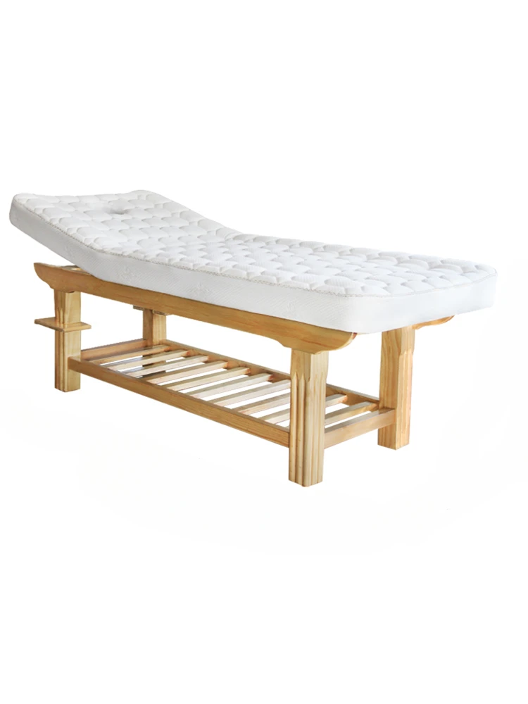 

Solid Wood Beauty Massage Massage Bed Beauty Salon Special Chinese Medicine Physiotherapy Bed Latex