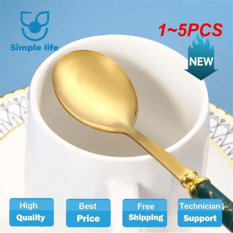 1~5PCS Marble Pattern Dessert Spoon Creative Handle Spoon Nordic European-style Coffee Spoon Kitchen Accessories Imitation
1~5PCS Marble Pattern Dessert Spoon Creative Handle Spoon Nordic European-style Coffee Spoon Kitchen Accessories Imitation