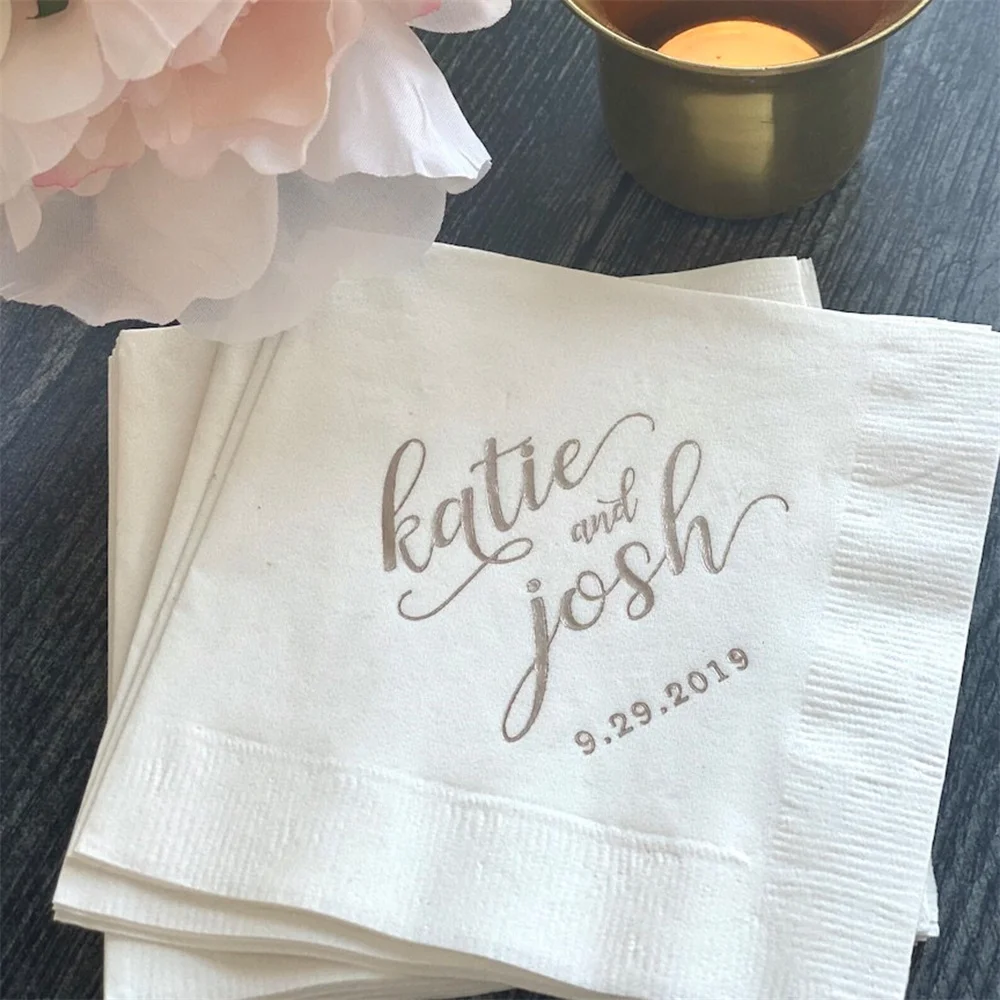50pcs Custom First Name Wedding Napkins | Rehearsal Dinner | Engagement Party | Custom Bar Napkins | Custom Wedding Napkins
50pcs Custom First Name Wedding Napkins | Rehearsal Dinner | Engagement Party | Custom Bar Napkins | Custom Wedding Napkins
