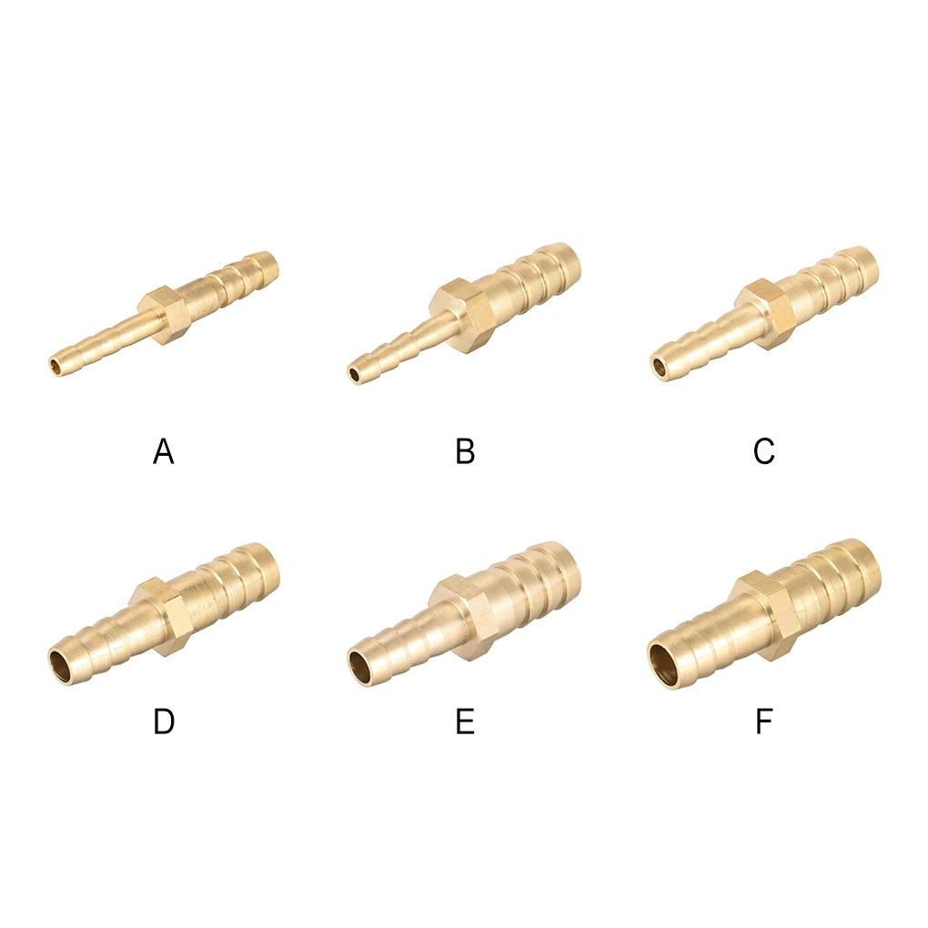 

Copper Brass Joiner Pipe Fitting Brass Fitting Barbed Reducer Straight Hose Coupler Fitting 10mm-8mm