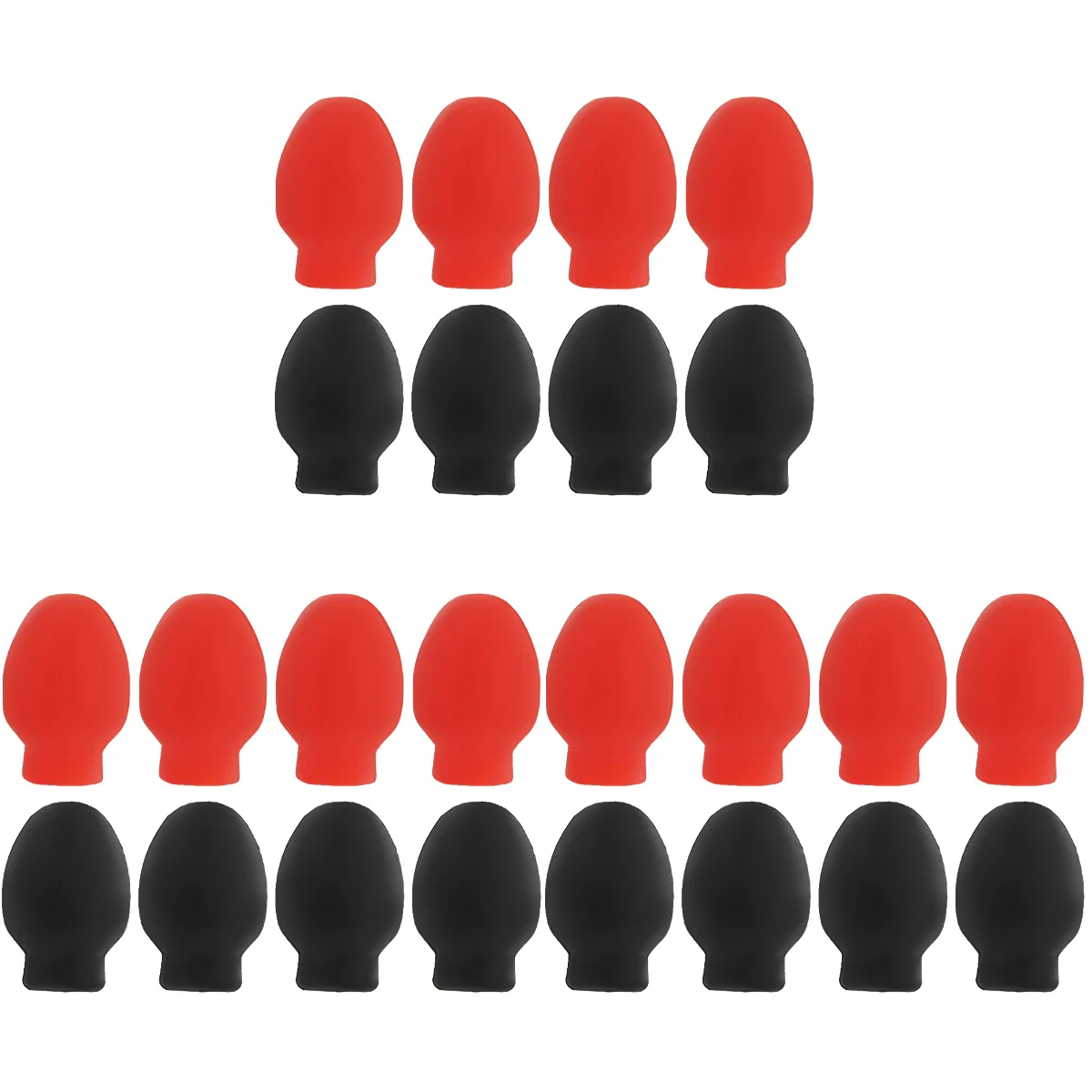 24 PCS Drumstick Silent Tip Silicone Practice Percussion Tip Drum Dampener
24 PCS Drumstick Silent Tip Silicone Practice Percussion Tip Drum Dampener