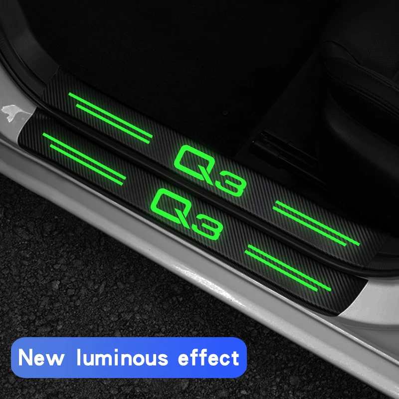 Luminous Carbon Fiber Car Door Threshold Stickers Automotive Trunk Decal Protective Film Accessories For AUDI Q3 LOGO
Luminous Carbon Fiber Car Door Threshold Stickers Automotive Trunk Decal Protective Film Accessories For AUDI Q3 LOGO