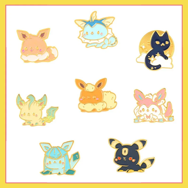 New Pokemon Badges Anime Eeveelution Cute Enamel Pin Backpack Brooch Accessories Kawaii Eevee Jolteon Decoration Kids Gift Toys
New Pokemon Badges Anime Eeveelution Cute Enamel Pin Backpack Brooch Accessories Kawaii Eevee Jolteon Decoration Kids Gift Toys