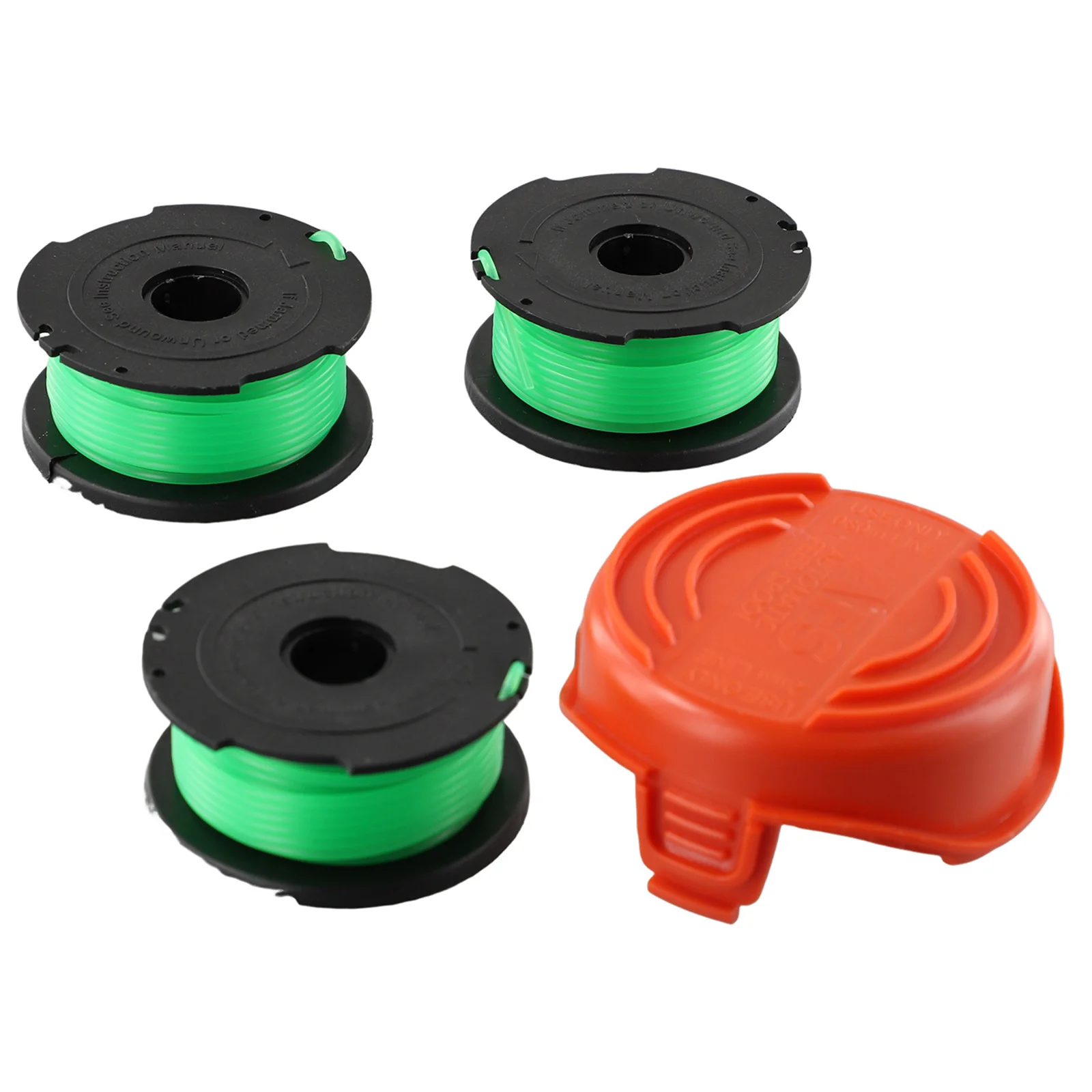 3 Pack Trimmer Spool Line + Cap For Black & Decker GL7033 GL8033 GL9035 Replacement Highly Match The Original
3 Pack Trimmer Spool Line + Cap For Black & Decker GL7033 GL8033 GL9035 Replacement Highly Match The Original
