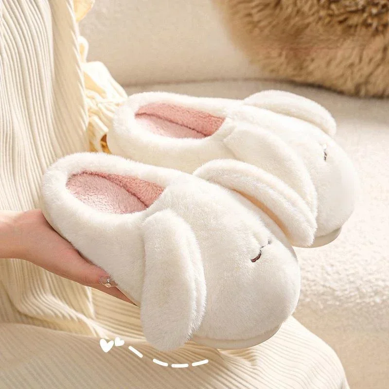 Women Winter Cartoon Cute Rabbit Fur Slippers Ladies House Indoor Outdoor Plush Couples Comfortable Slippers Zapatillas De Mujer
Women Winter Cartoon Cute Rabbit Fur Slippers Ladies House Indoor Outdoor Plush Couples Comfortable Slippers Zapatillas De Mujer