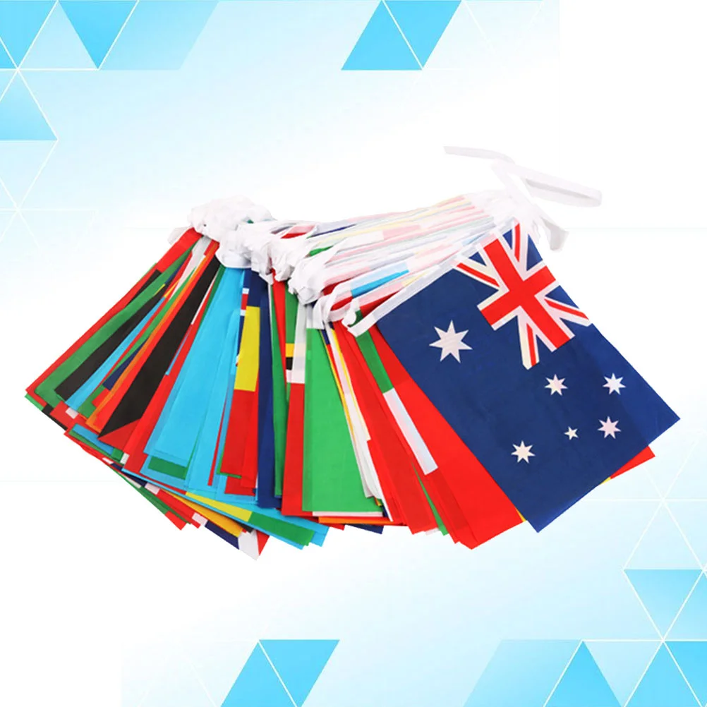 

National String String Flag National Flags Banner Hanging String Flag International Bunting Banners National Flags Banners