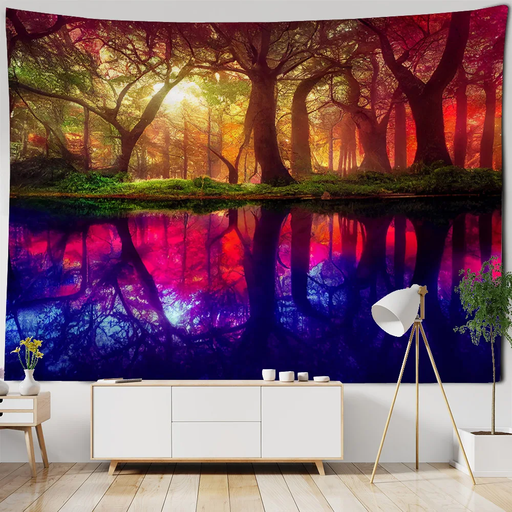 Dream Forest tapestry home wall decoration room art background cloth Bohemian bed sheets beach mats outdoor picnic blankets
Dream Forest tapestry home wall decoration room art background cloth Bohemian bed sheets beach mats outdoor picnic blankets