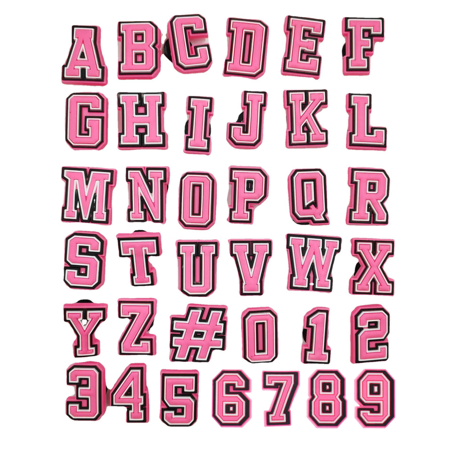 Wholesale Pink Letters Shoe Charms for Croc Accessories Clogs Bracelets Decorations Boys Girls Men Women Party Favor Gifts
Wholesale Pink Letters Shoe Charms for Croc Accessories Clogs Bracelets Decorations Boys Girls Men Women Party Favor Gifts