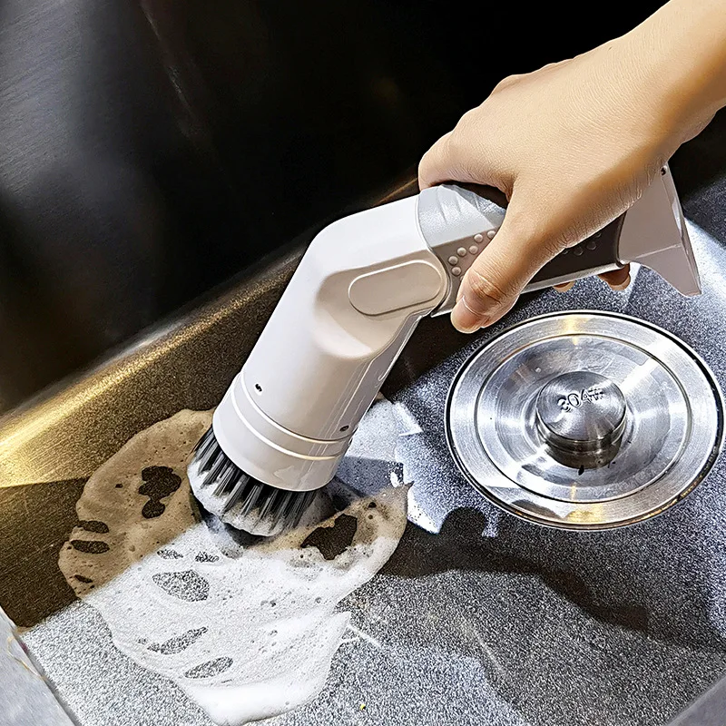 Home Kitchen High Speed Wireless Usb Charging 360 Multifunctional Electric Dishwashing Brush Bathroom Cleaning Brush
Home Kitchen High Speed Wireless Usb Charging 360 Multifunctional Electric Dishwashing Brush Bathroom Cleaning Brush