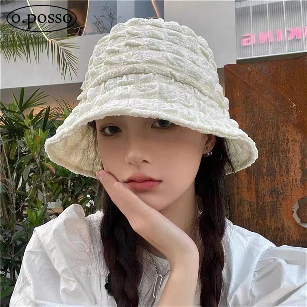 Korean White Fisherman's Hat Women's Round Top Bucket Hat Summer Outdoor UV Protective Sun Hat Beach Hat Clothing Accessories
Korean White Fisherman's Hat Women's Round Top Bucket Hat Summer Outdoor UV Protective Sun Hat Beach Hat Clothing Accessories