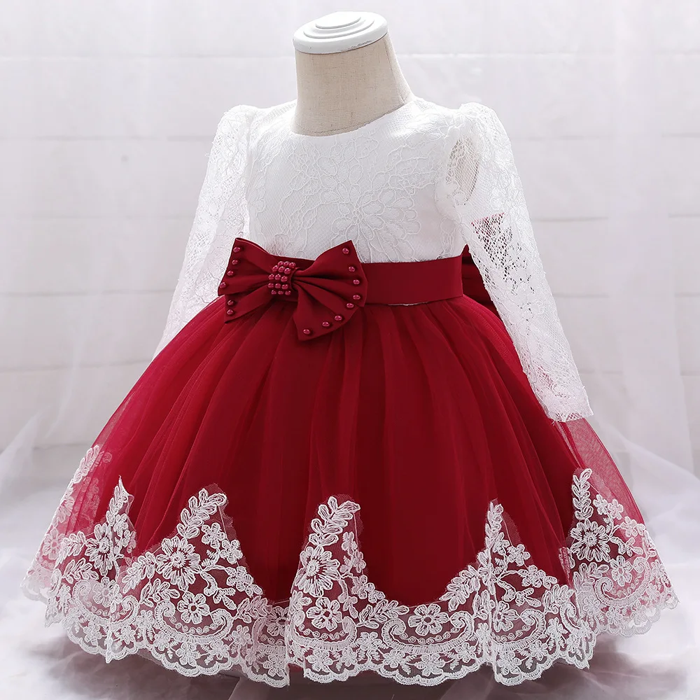 Winter Baby Girl Dress 1 year Birthday Dress White Lace Baptism Vestido Infantil Bowknot Princess Dresses for Wedding Party
Winter Baby Girl Dress 1 year Birthday Dress White Lace Baptism Vestido Infantil Bowknot Princess Dresses for Wedding Party