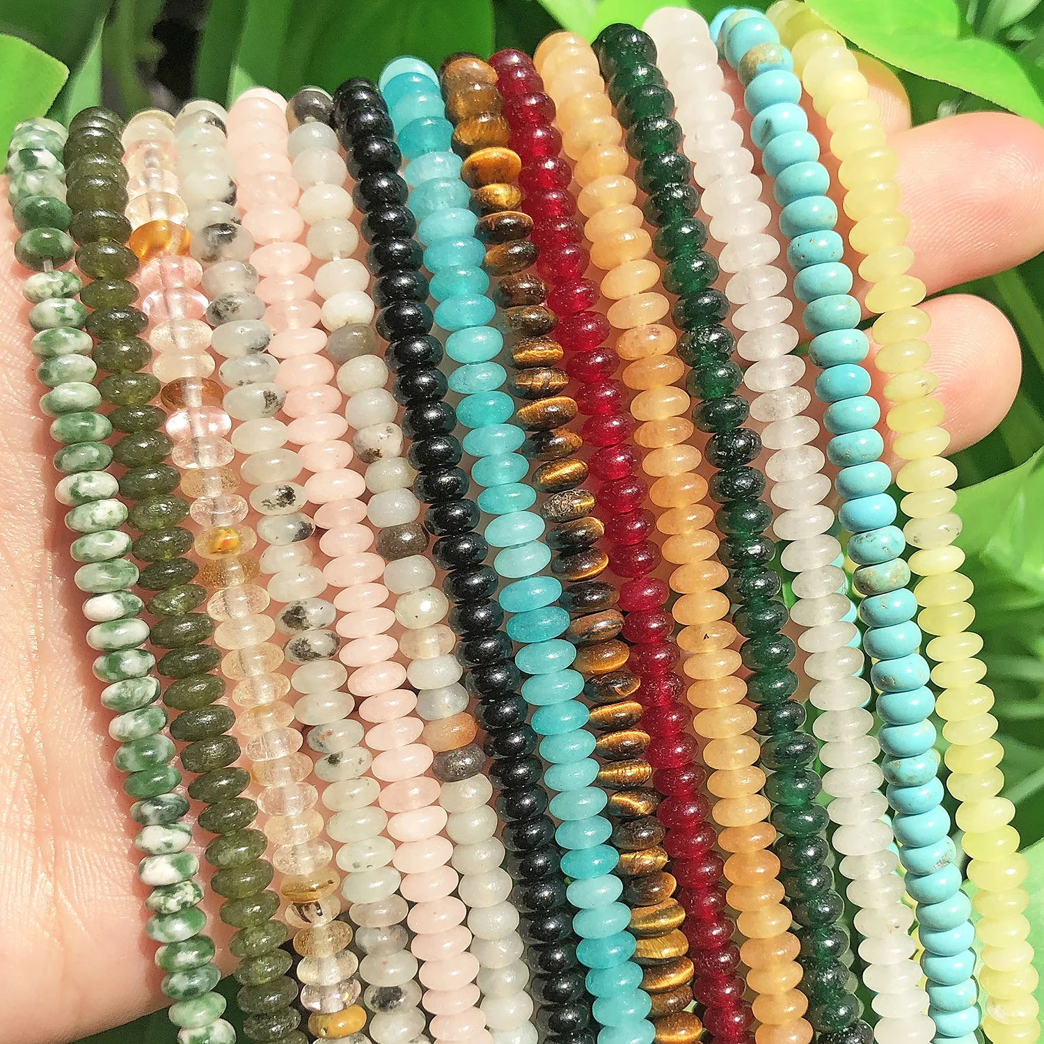 5x2mm Natural Tiger Eye Chalcedony Peridot Jades Stone Beads Round Rondelle Beads for Jewelry Making Diy Bracelet Accessories
5x2mm Natural Tiger Eye Chalcedony Peridot Jades Stone Beads Round Rondelle Beads for Jewelry Making Diy Bracelet Accessories
