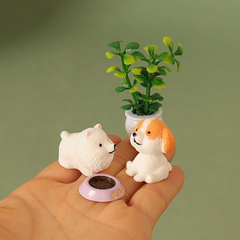 4Pcs/set Simulated Pet Dog Model Dollhouse Mini Potted Ornament For 1/12 1/6 Scale Dollhouse Living Room Decoration Accessories
4Pcs/set Simulated Pet Dog Model Dollhouse Mini Potted Ornament For 1/12 1/6 Scale Dollhouse Living Room Decoration Accessories