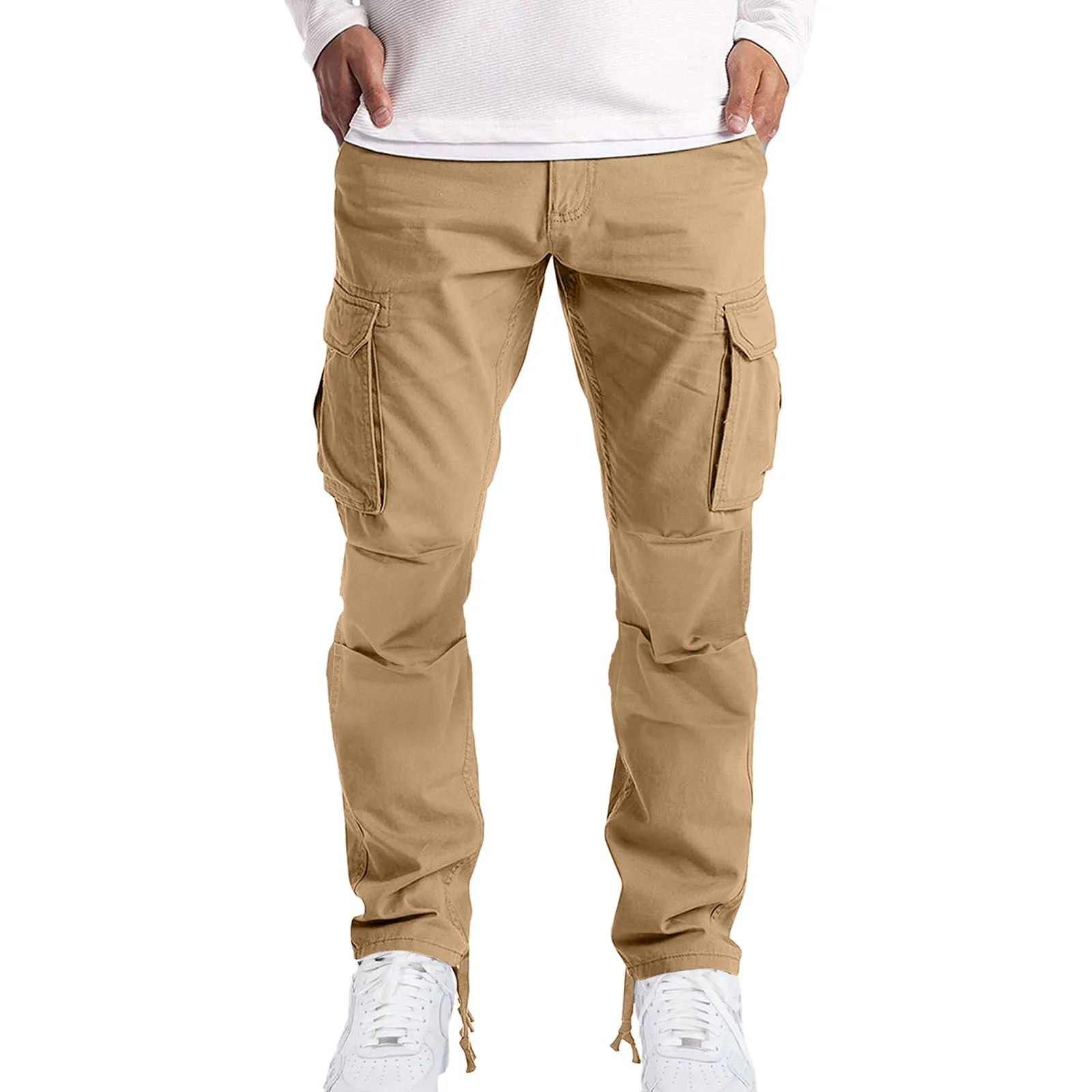 2023 Spring Summer New Casual Loose Men Cargo Pants Pleated Drawstring Multi Pocket Casual Male Trousers
2023 Spring Summer New Casual Loose Men Cargo Pants Pleated Drawstring Multi Pocket Casual Male Trousers