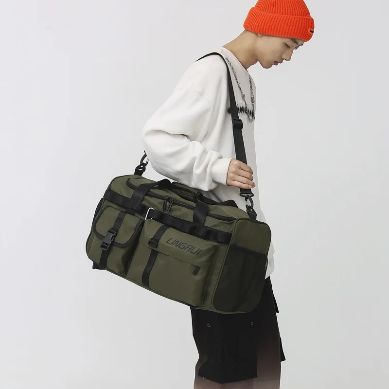 Multi purpose single shoulder diagonal bag portable large capacity portable travel bag backpack luggage bag sports fitness bag
Multi purpose single shoulder diagonal bag portable large capacity portable travel bag backpack luggage bag sports fitness bag