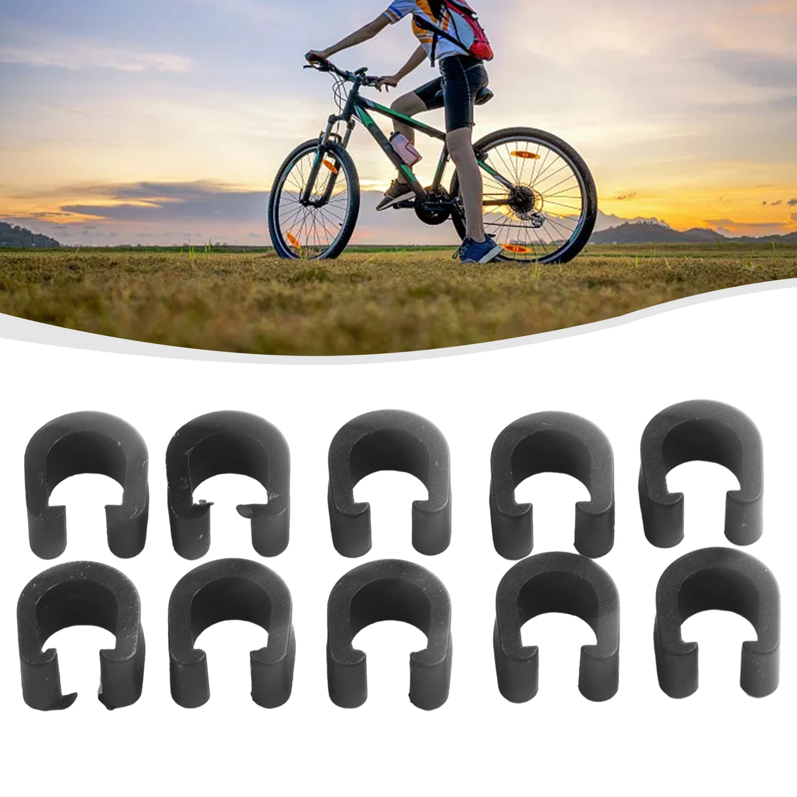 10pcs Bicycle Brake Cable C-Clips Buckle Brake Gear Cable Housing Hose Tube Clip Mountain Road Bike Accessories
10pcs Bicycle Brake Cable C-Clips Buckle Brake Gear Cable Housing Hose Tube Clip Mountain Road Bike Accessories