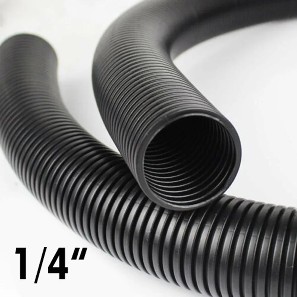 1Pc Black Plastic Corrugated Pipe Threading Hose Cable Protection Tube For Kinds Of Homes Ships Industrial Wiring Applications
1Pc Black Plastic Corrugated Pipe Threading Hose Cable Protection Tube For Kinds Of Homes Ships Industrial Wiring Applications