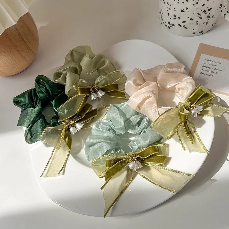 Lily of the valley hair rope head rope sweet fairy gas large intestine circle bow small fresh hair ring flower hair accessories
Lily of the valley hair rope head rope sweet fairy gas large intestine circle bow small fresh hair ring flower hair accessories