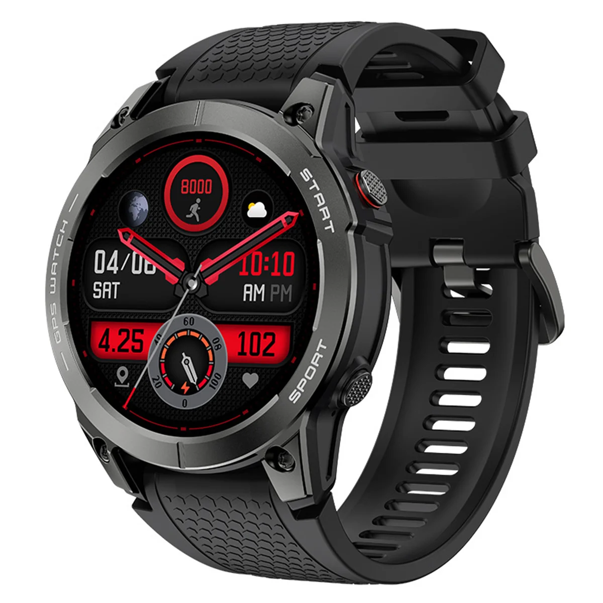 GPS Smart Watch Ultra HD 466*466 AMOLED Display Built-in GPS HD Bluetooth Call Sports Swim Waterproof Smartwatch 400mAh Battery
GPS Smart Watch Ultra HD 466*466 AMOLED Display Built-in GPS HD Bluetooth Call Sports Swim Waterproof Smartwatch 400mAh Battery