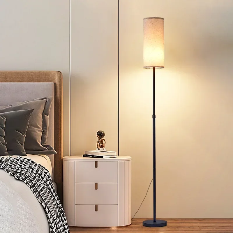 

Nordic Floor Lamp Instagram Style Bedroom Bedside LED Light Creative Minimalist American Style Living Room Vertical Table Lamp