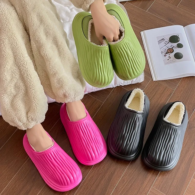 2023 New Winter Slippers Warm Solid Color Women's Shoes Waterproof Anti-Slip Plush Cotton Indoor Outdoor Home Autumn Children
2023 New Winter Slippers Warm Solid Color Women's Shoes Waterproof Anti-Slip Plush Cotton Indoor Outdoor Home Autumn Children